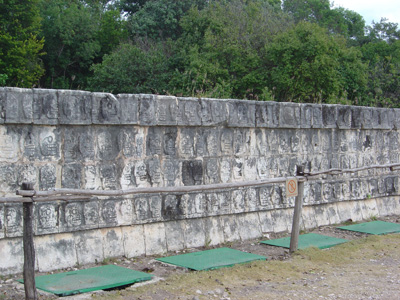 Skull Rack, Chichen Itza, Mexico 2004