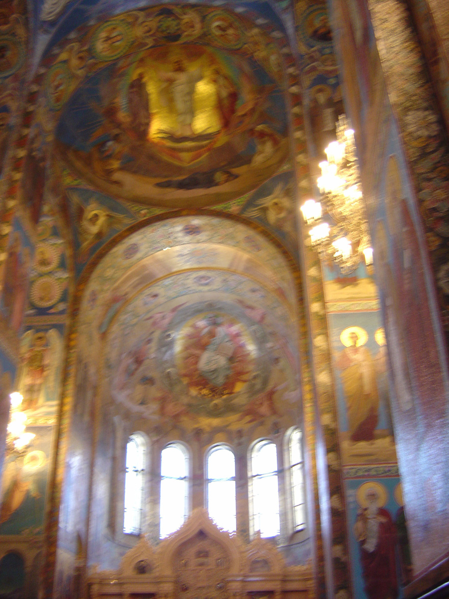 St Petersburg 2005, Church on Spilled Blood interior