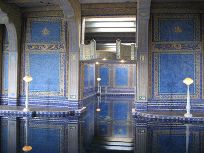 Indoor Swimming Pool, Hearst Castle, San Simeon, Heart Castle and Getty Museum, 2007