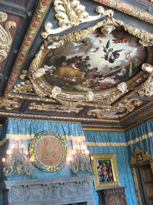 Hearst Castle Ceiling, Hearst Castle, San Simeon, Heart Castle and Getty Museum, 2007
