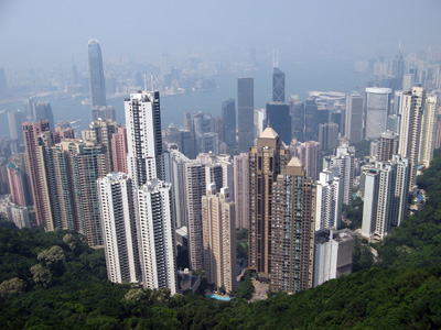 View from the Peak, Hong Kong 2008