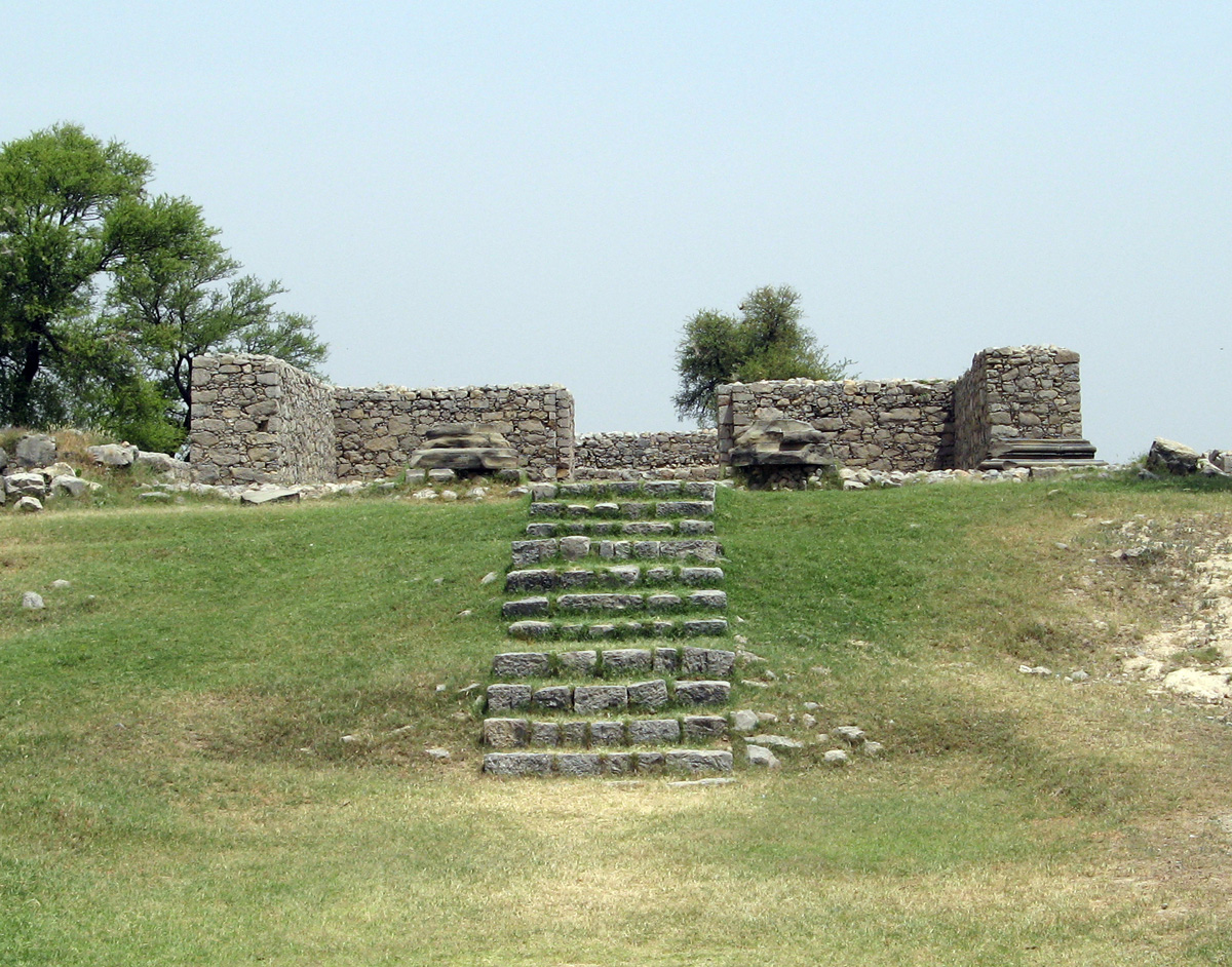 Taxila, Taxila: Jandial Temple Greek style Ionic Zoroastrian temple.