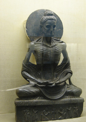 Lahore Museum: Starving Buddha, Pakistan 2008