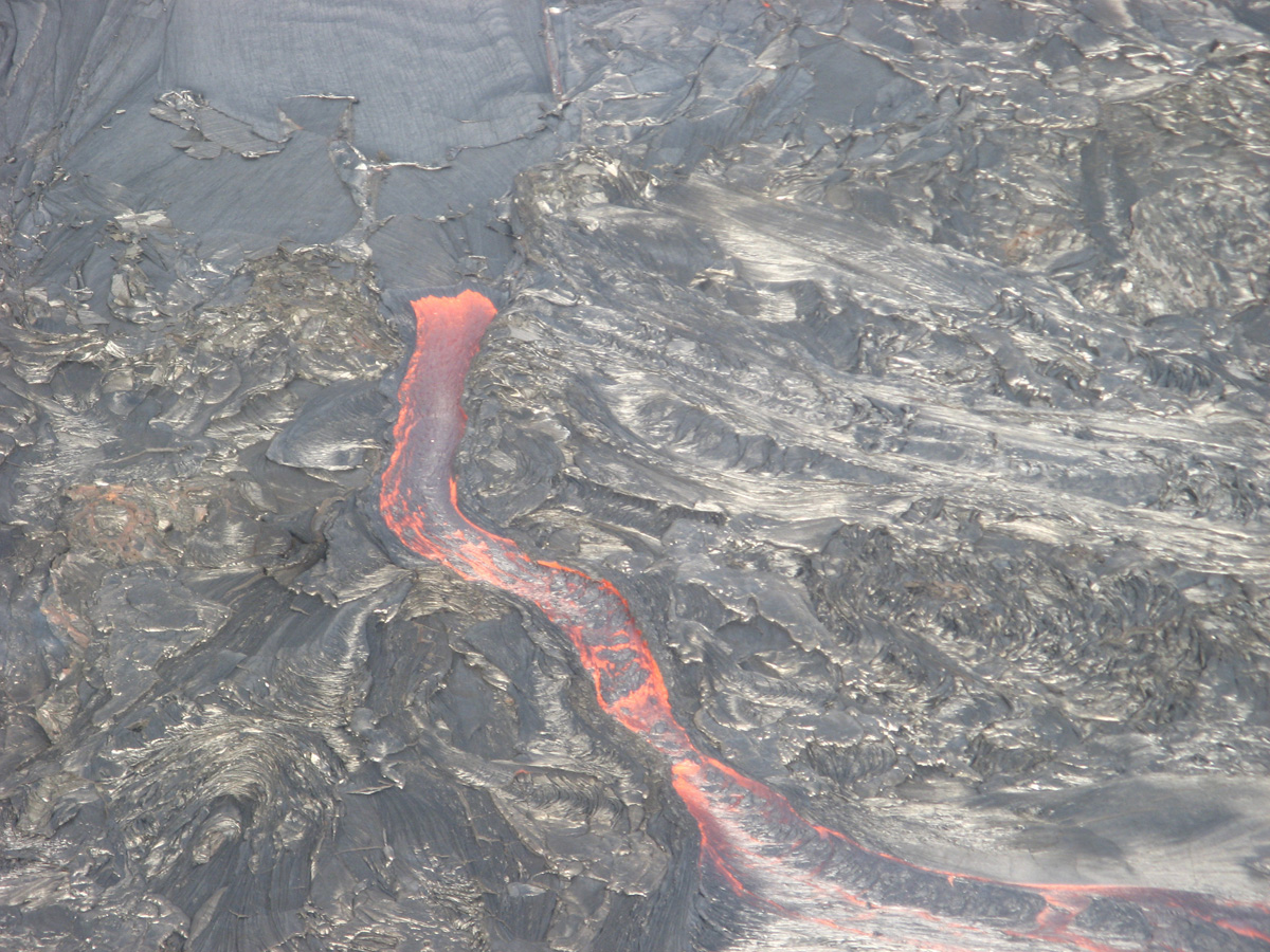 Hawaii 2008, Pu`u `O`o vent lava