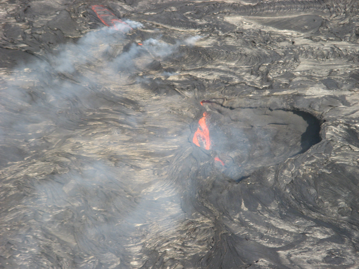 Hawaii 2008, Pu`u `O`o vent lava