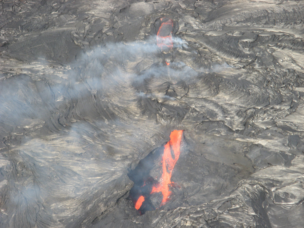 Hawaii 2008, Pu`u `O`o vent lava