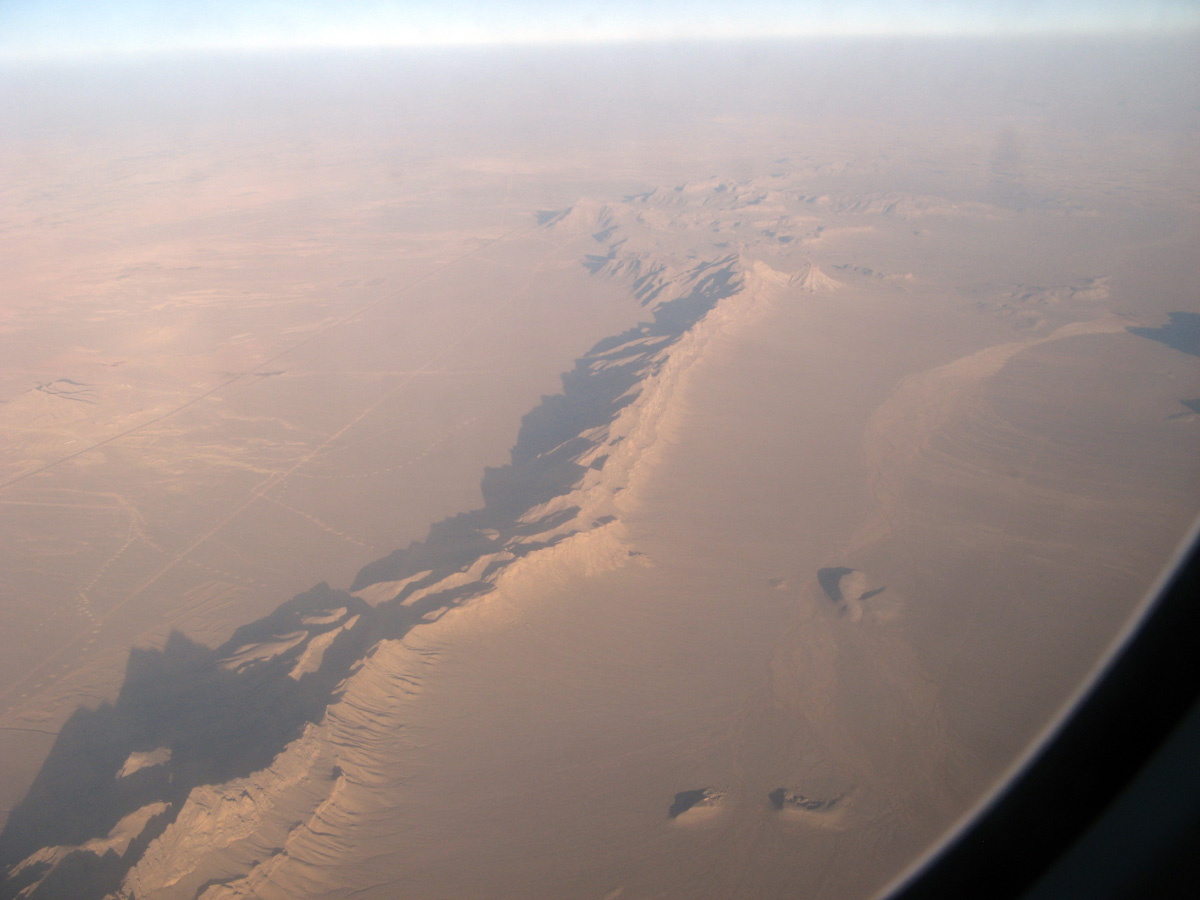 Tehran - I, Nearing Shiraz (by air).