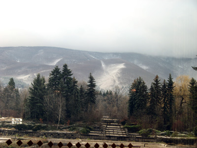 Hills behind History Museum, Sofia, 2009 Balkans