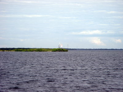 A matchstick, off in the distance., Atlantis STS-129 Launch, Kennedy Space Center 2009