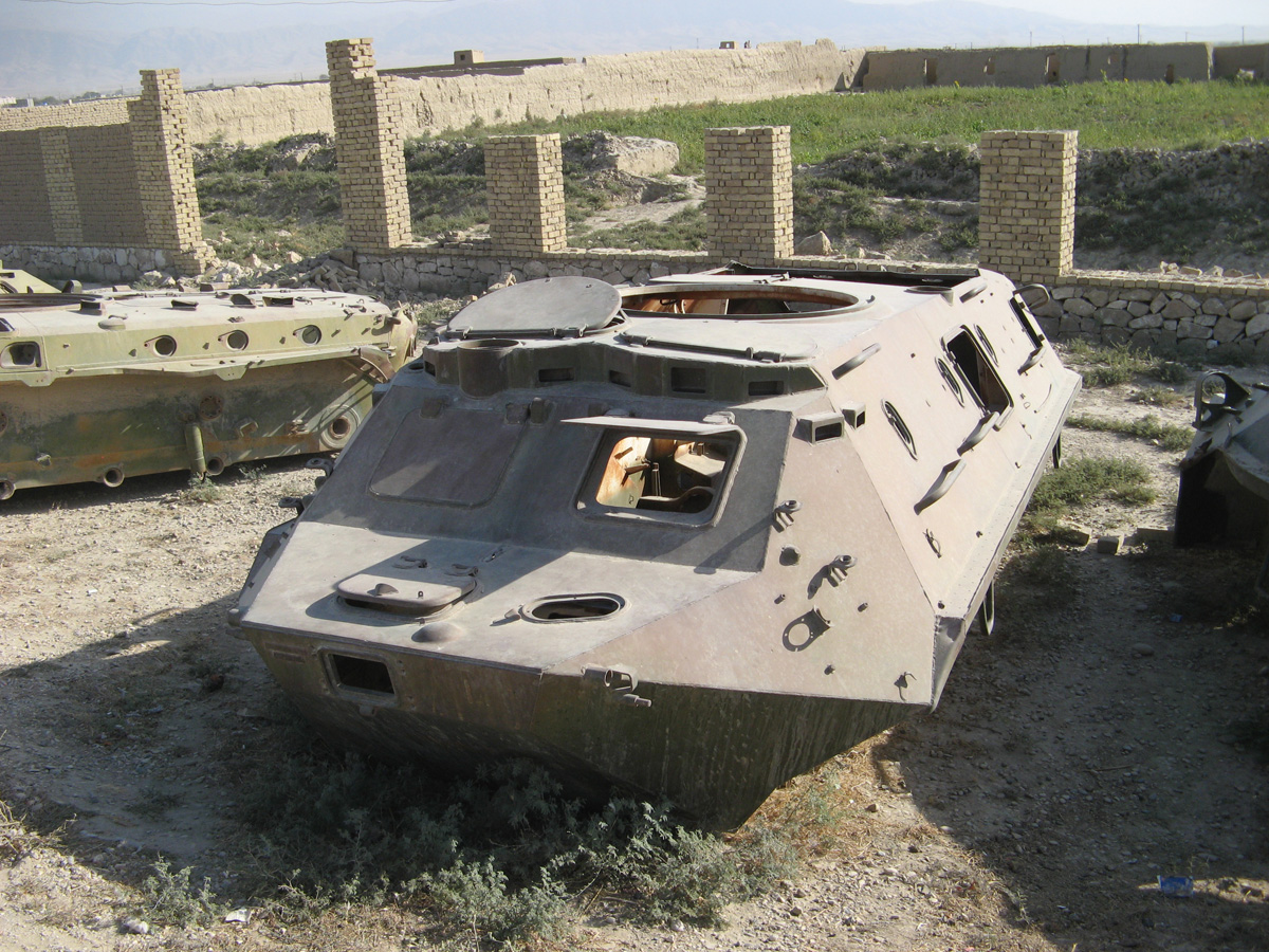 Mazar-e Sharif, Old Soviet APCs