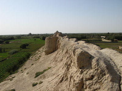 City wall., Balkh, Afghanistan 2009
