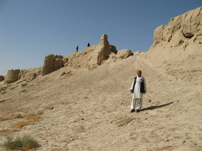 Wall + Sakhi Danishjo, Balkh, Afghanistan 2009