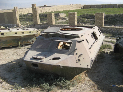 Old Soviet APCs, Mazar-e Sharif, Afghanistan 2009