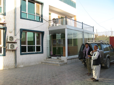 At Samir Walid Guesthouse, Mazar-e Sharif, Afghanistan 2009