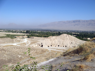Samangan buddhist caves., Mazar-Panjshir, Afghanistan 2009