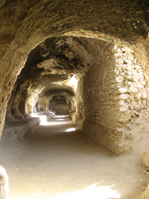 Buddhist carved cave., Mazar-Panjshir, Afghanistan 2009