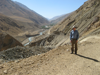 Scotsman in Upper Panjshir, Panjshir Valley, Afghanistan 2009