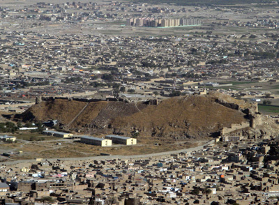 Bala Hissar From TV hill, Kabul, Afghanistan 2009