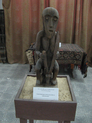 Kabul Museum: Kafiristan Idol, Afghanistan 2009