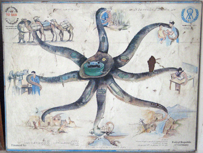 The Landmine Octopus, Kabul, Afghanistan 2009