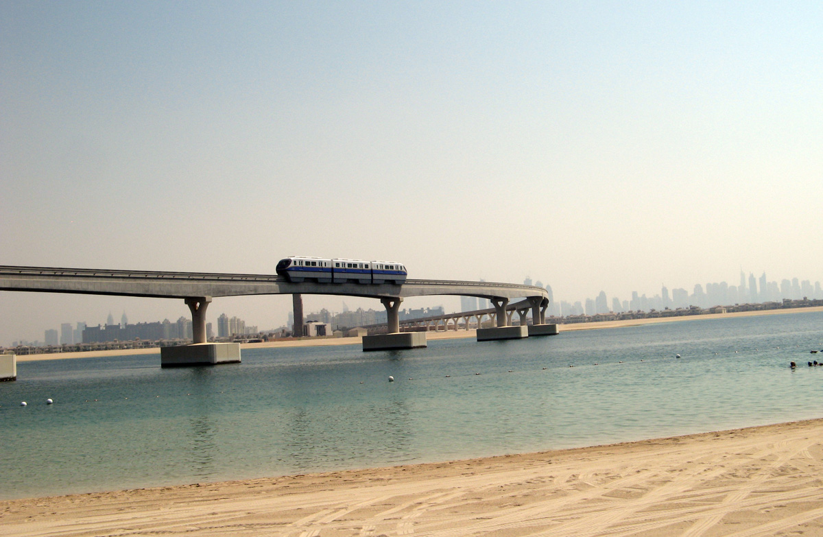 Dubai, Gratuitous Monorail, Palm Jumeirah