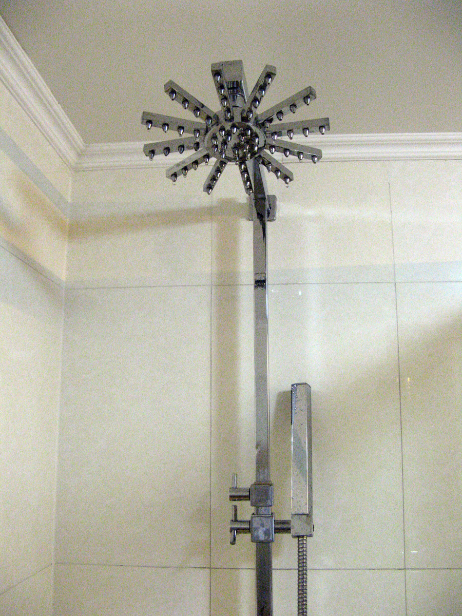 Dushanbe, Hotel Tajikistan shower head