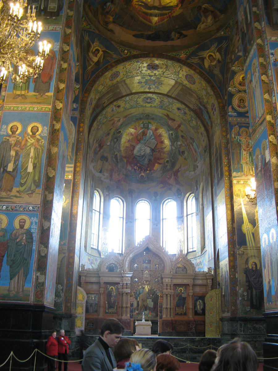 St Petersburg, Church on Spilled Blood: Interior