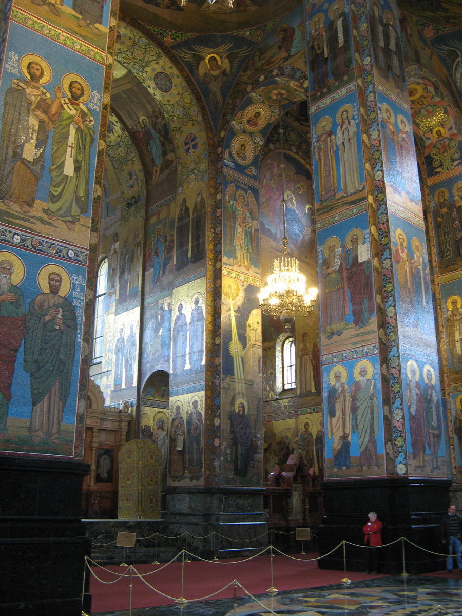 St Petersburg, Church on Spilled Blood: Interior