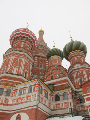 St Basil's up close, Moscow, Russia December 2010