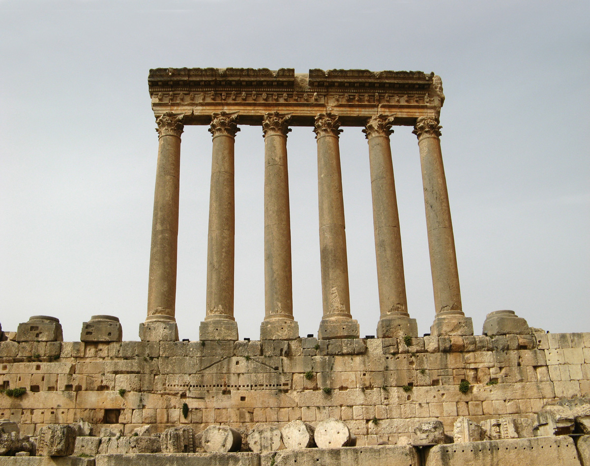 Baalbek, Jupiter: Columns From temple of Bacchus