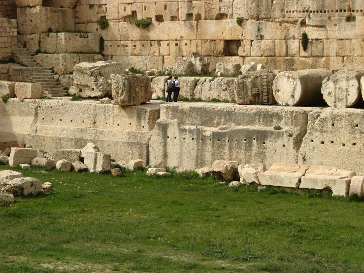 Baalbek, Jupiter: Giant Foundation Blocks