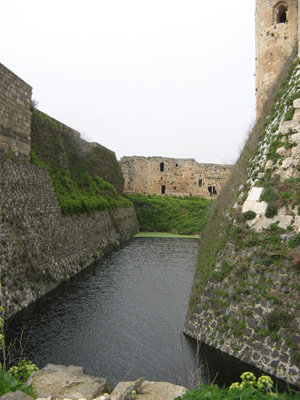 Moat, Krak de Chevaliers, Syria 2010