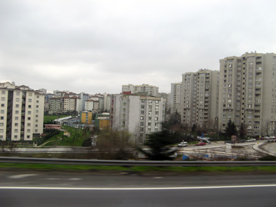 Sprawling suburbs of Asian Istanbul, Turkey March 2010
