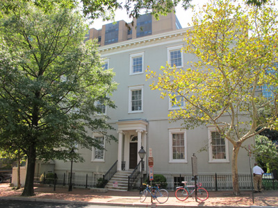 Confederate White House Plain street frontage., Richmond, 2010 USA East