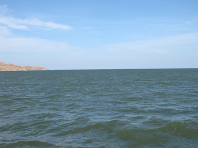 Looking into Sea of Azov, Kerch, Crimea 2011