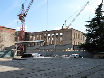 Rebuilding, Tskhinvali, South Ossetia, Oct 2011