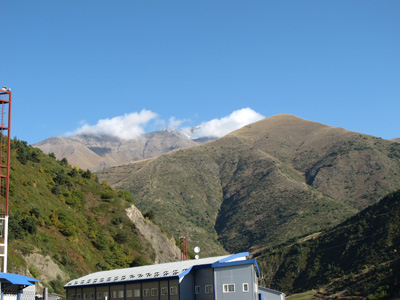 View from Frontier Post, Tskhinvali, South Ossetia, Oct 2011