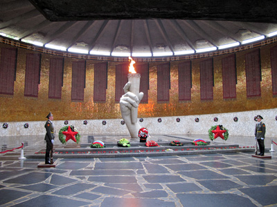 Memorial + Eternal Flame, Volgograd, Russia, Oct 2011