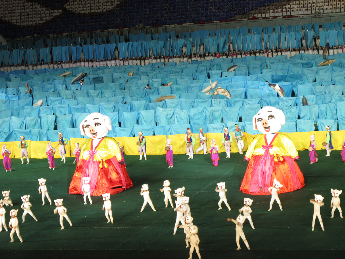 North Korea - Mass Games, Happy Pigs and Flying Fish