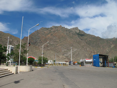 Iran-Armenia border post, Goris, 2011 Azerbaijan + Iran + Armenia