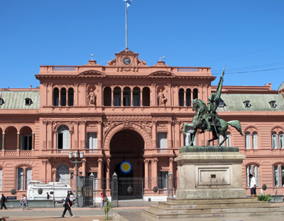 Casa Rosada plus San Martin, Buenos Aires, South America 2011