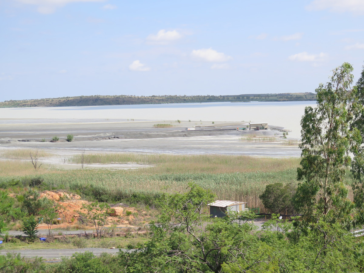 Cullinan Mine, Settlement pool (heavily polluted).