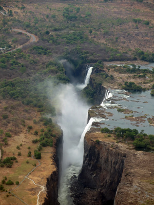 Helicopter Tour, Zimbabwe 2013