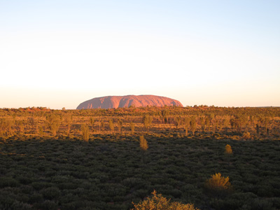 GOR as Sunset approaches, Sunset Camel Tour, 2013 Australia (North-South)