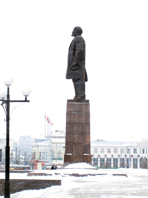 Snowy Tula Lenin, Moscow Area 2013