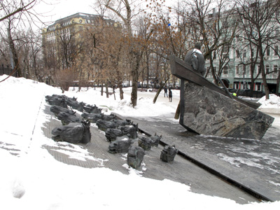 Boatman and Swimming Horses, Moscow, Moscow Area 2013