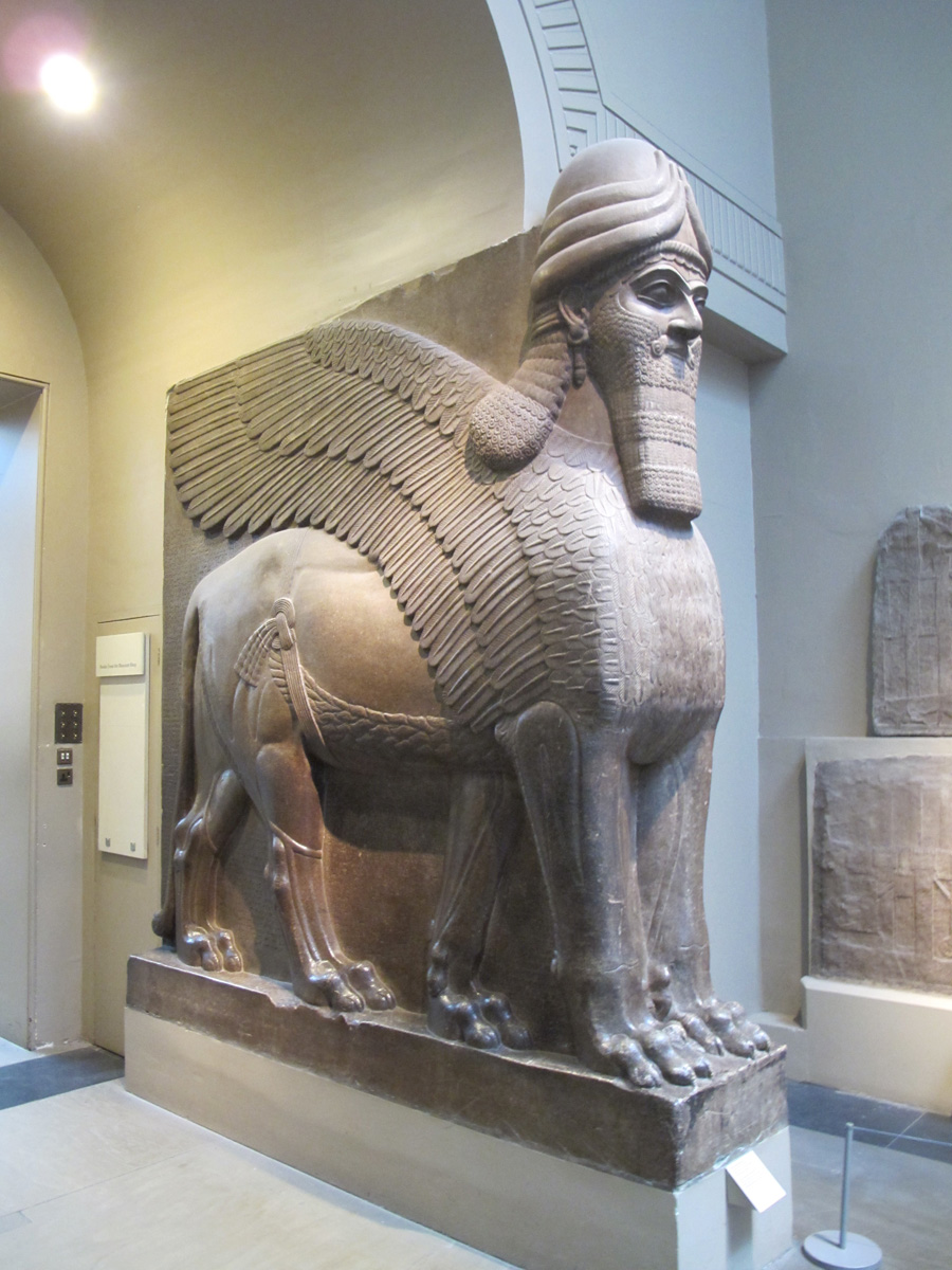 British Museum, Lamassu: Winged Lion #3 From Nimrud, c. 865-860 BC
