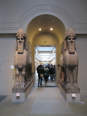 Lamassu: Winged Bull & Winged Lion From Nimrud, c. 865-860 BC, British Museum, UK 2013