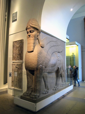 Lamassu: Winged Lion #1 From Nimrud, c. 865-860 BC, British Museum, UK 2013