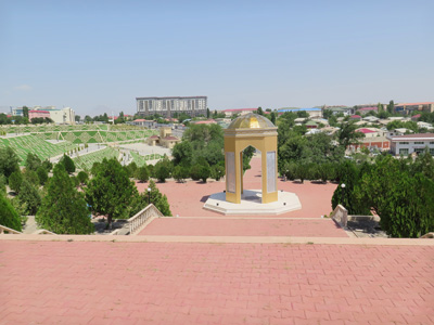 Outside Nakhchivan 1990s Memorial Museum, Nakhchivan 2014